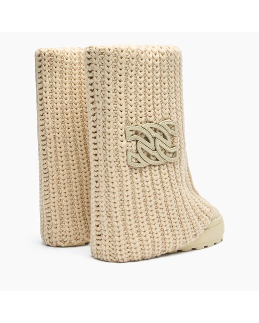 Casadei Natural Double Face High Boot