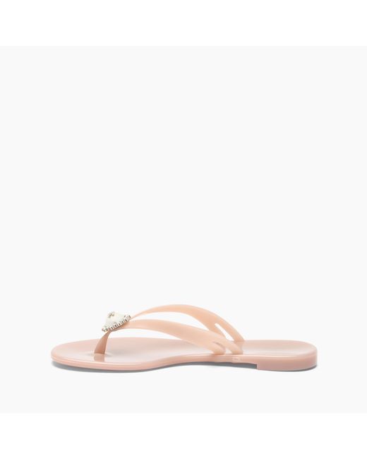 Casadei Pink Jelly Thong Sandal