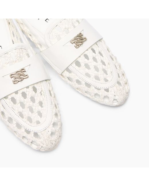 Casadei White Versilia Loafers