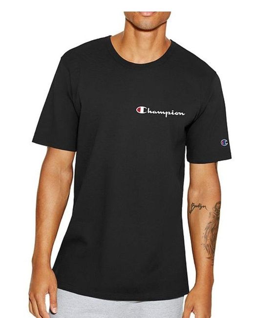 black champion tee