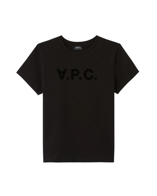 A.P.C. T-shirt Vpc Color F in Black | Lyst