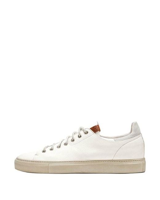 Buttero Tanino Sneakers In Used Effect White Leather for Men - Lyst