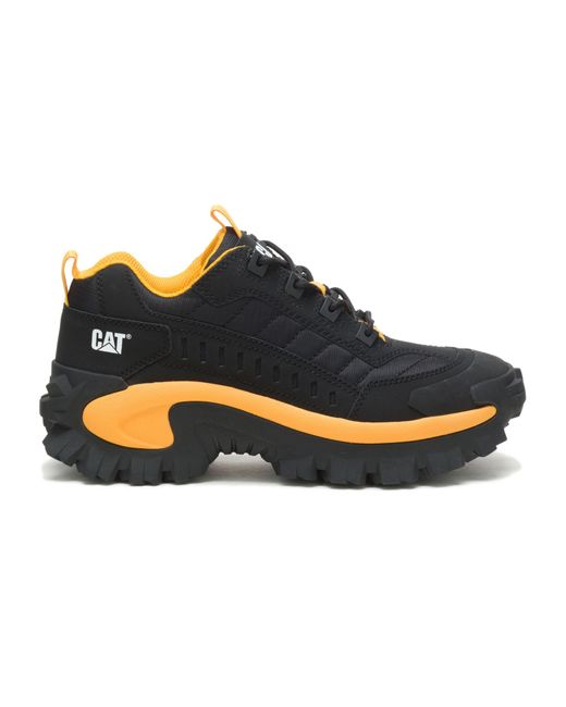 Caterpillar Rubber Erpillar Intruder Shoe Black/ Yellow Lyst