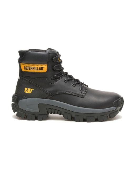 Caterpillar Erpillar Invader Hi Steel Toe Work Boot Black for Men Lyst