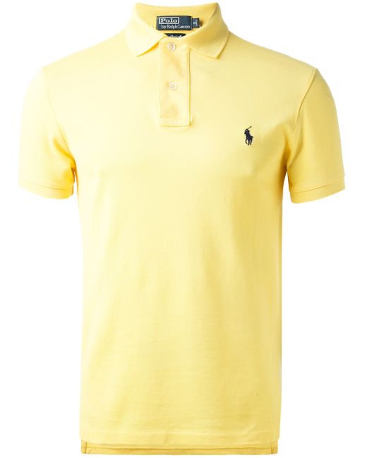Bright yellow ralph cheap lauren polo shirt
