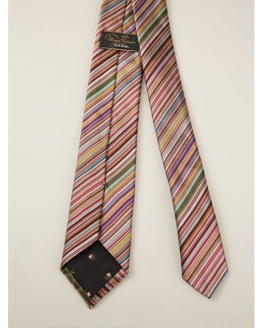Paul Smith Striped Tie for Men | Lyst UK