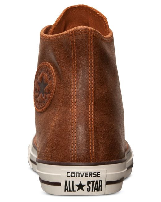 Vintage brown leather converse cheap