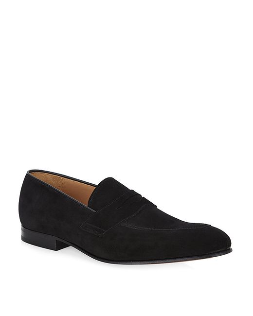 Church's Black Hayes Suede Penny Loafer for men