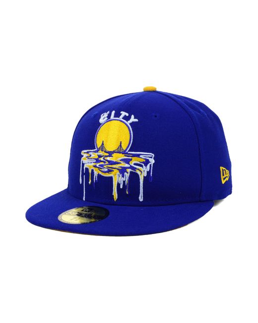 KTZ Golden State Warriors Nba Hardwood Classics Spring Melt 59fifty Cap in  Blue for Men | Lyst