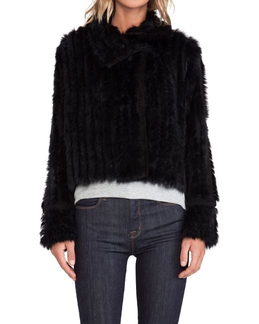 Marc Jacobs Girls Black Fuzzy Varsity Jacket (Mini-Me) – Petit New York