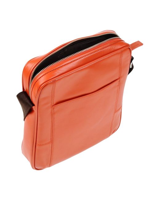 Giorgio Fedon Orange Shoulder Bag for men