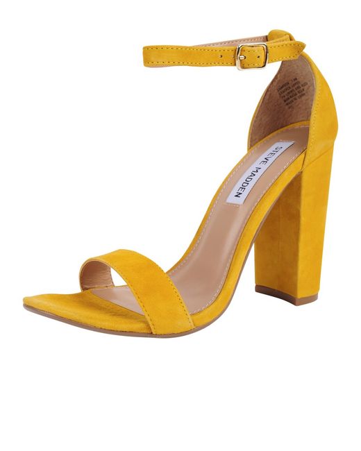 steve madden carsson in yellow lyst steve madden carsson in yellow lyst