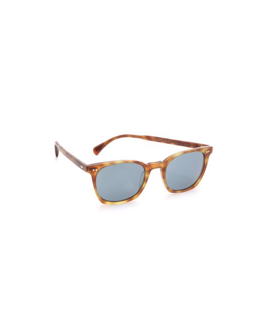 Oliver Peoples Blue L.a. Coen Photochromatic Sunglasses - Semi Matte Lbr/indigo Photo