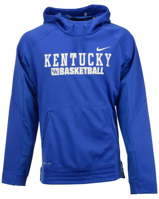Nike Men's Kentucky Wildcats Elite Basketball Hoodie in Blue for Men