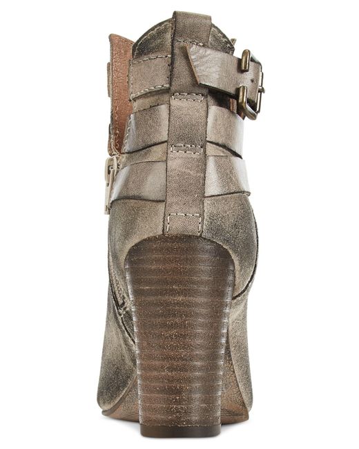 Diba true In The Books Peep-toe Shooties in Brown (Off White) | Lyst