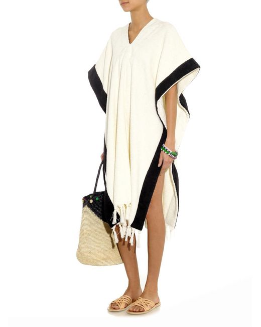 Lisa Marie Fernandez Terry-Towelling Beach Cover-Up in White | Lyst UK