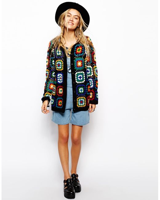 Asos crochet cardigan hotsell
