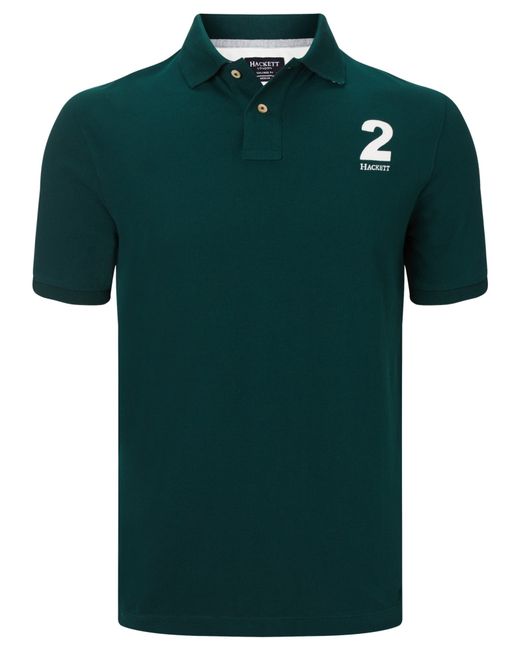 Hackett Green Number 2 Short Sleeve Polo Shirt for men