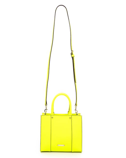 Rebecca minkoff neon shop yellow bag
