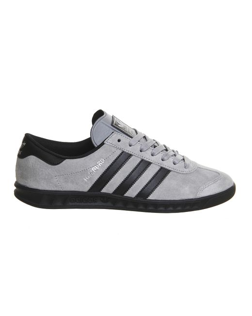 adidas Originals Hamburg Suede and Leather Low-Top Sneakers in Grey (Grey)  for Men | Lyst Australia