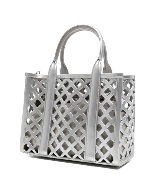 Borsa Tote Flat Plot di Marc Ellis in Gray