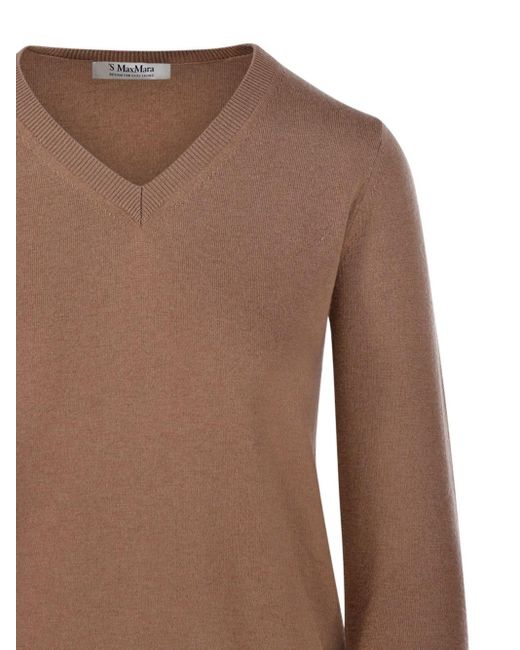 'S Max Mara
Maglione A Maniche Lunghe di Max Mara in Brown