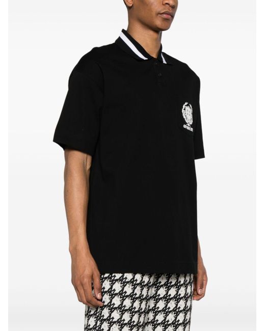 Polo crest in cotone di Givenchy in Black da Uomo