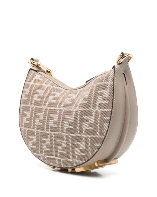 Borsa Tote Graphy Mini di Fendi in Gray