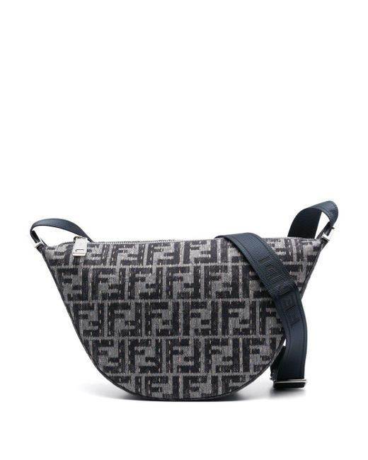 Borsa Messenger Melon Piccola di Fendi in Gray da Uomo