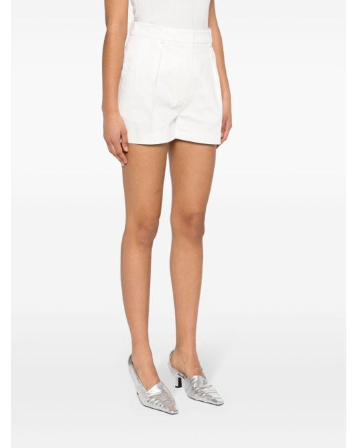 Shorts unico a vita alta di Sportmax in White