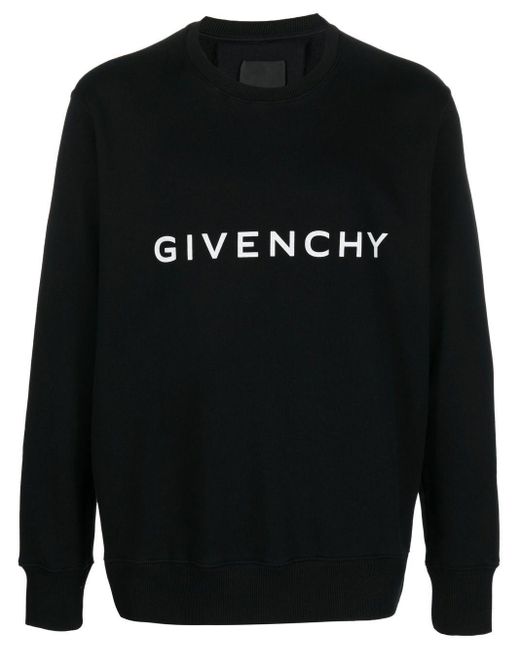Felpa a maniche lunghe di Givenchy in Black da Uomo
