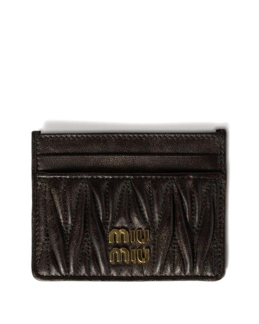 Portacarte di Miu Miu in Black