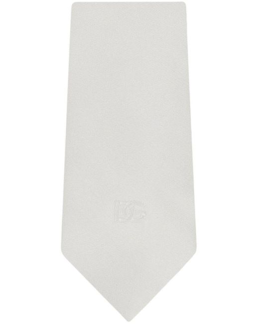 Cravatta di Dolce & Gabbana in White da Uomo