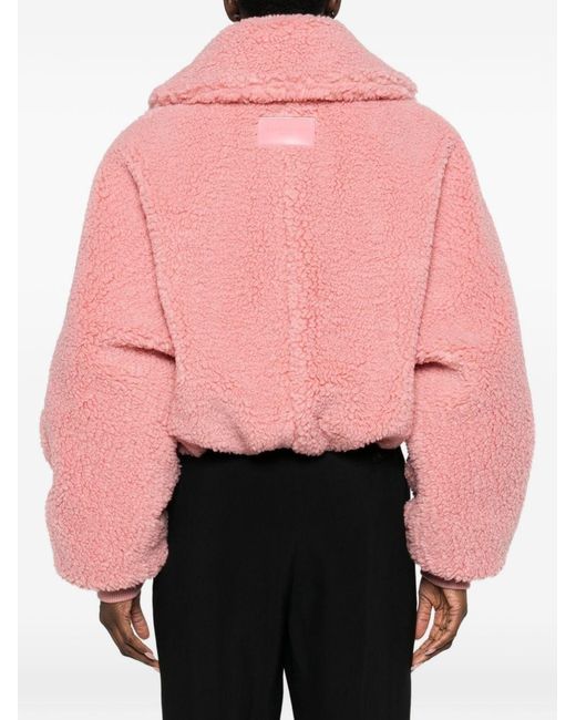 Fleece Bomber di Givenchy in Pink