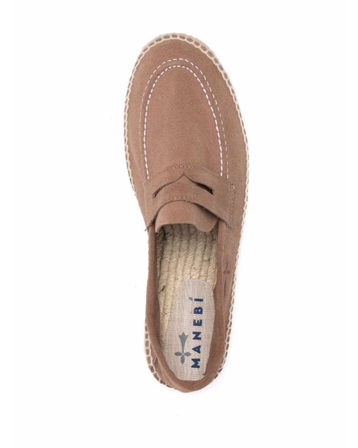 Espadrillas di Manebí in Brown da Uomo