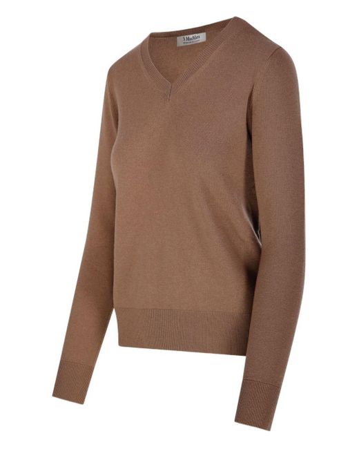 'S Max Mara
Maglione A Maniche Lunghe di Max Mara in Brown