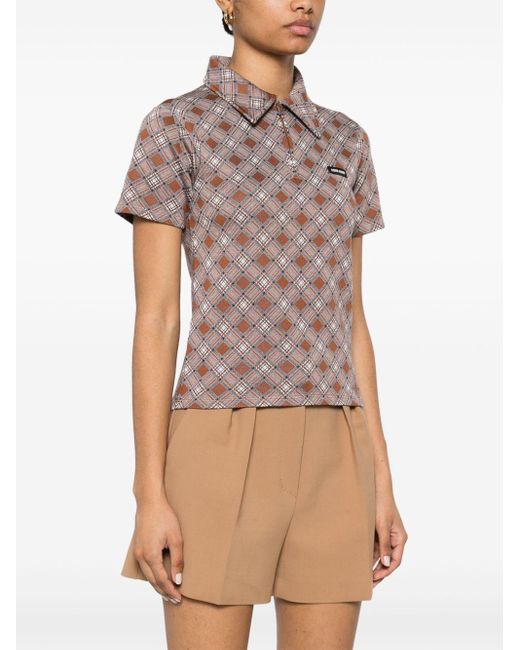 Polo di Miu Miu in Brown