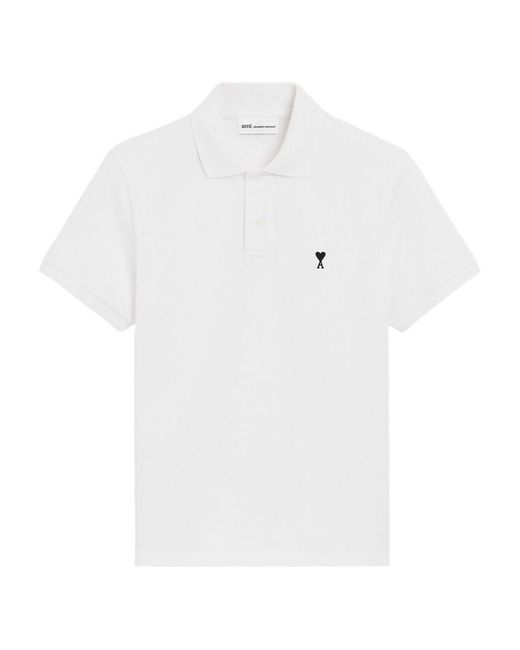 Polo di AMI in White da Uomo