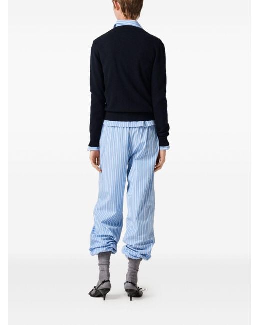 Cardigan di Miu Miu in Blue