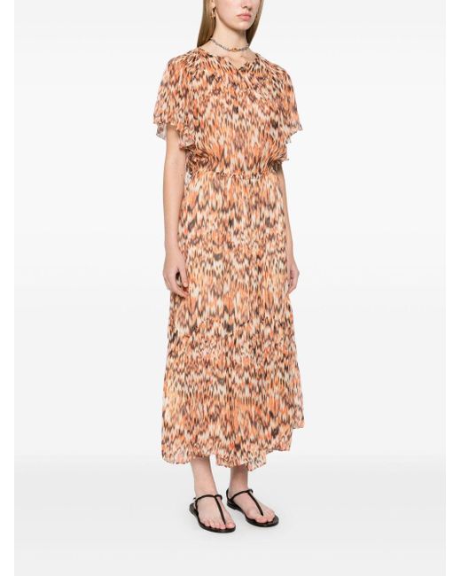 Abito Midi Odelia di Isabel Marant in Orange