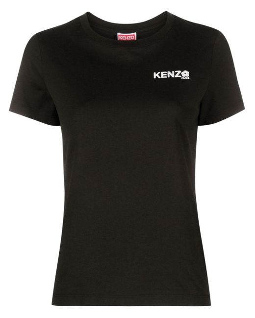 T-Shirt Boke Flower 2.0 Con Stampa di KENZO in Black
