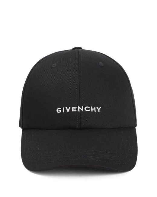 Curved Cap di Givenchy in Black da Uomo