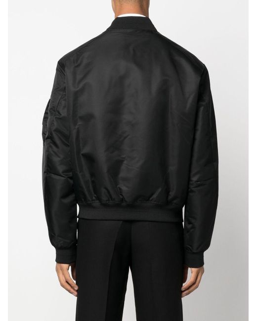 Bomber con zip di Calvin Klein in Black da Uomo