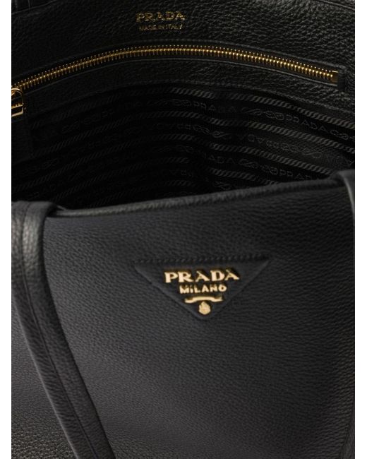 Borsa Tote Grande di Prada in Black