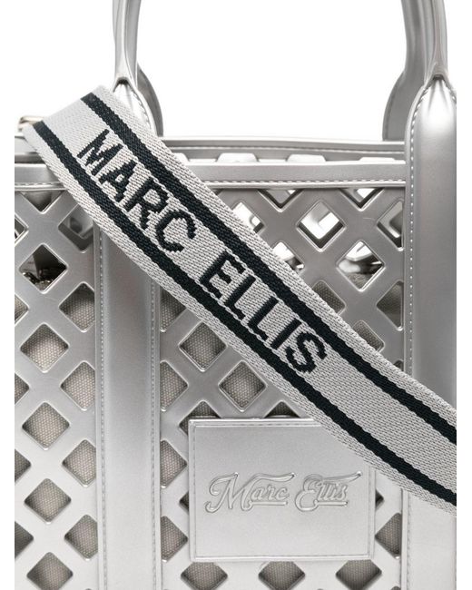Borsa Tote Flat Plot di Marc Ellis in Gray