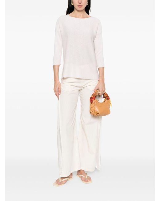 Maglione Con Maniche A 3/4 di Anneclaire in White