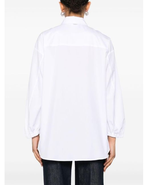 Camicia bianca in cotone di Max Mara in White