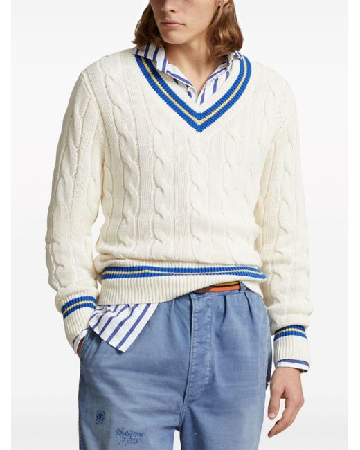 Maglione di Polo Ralph Lauren in Blue da Uomo