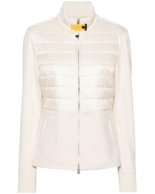 Parajumper giacca dal design a pannelli natascia di Parajumpers in White