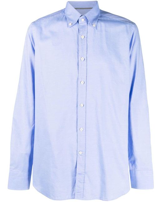 Camicia di Tintoria Mattei 954 in Blue da Uomo
